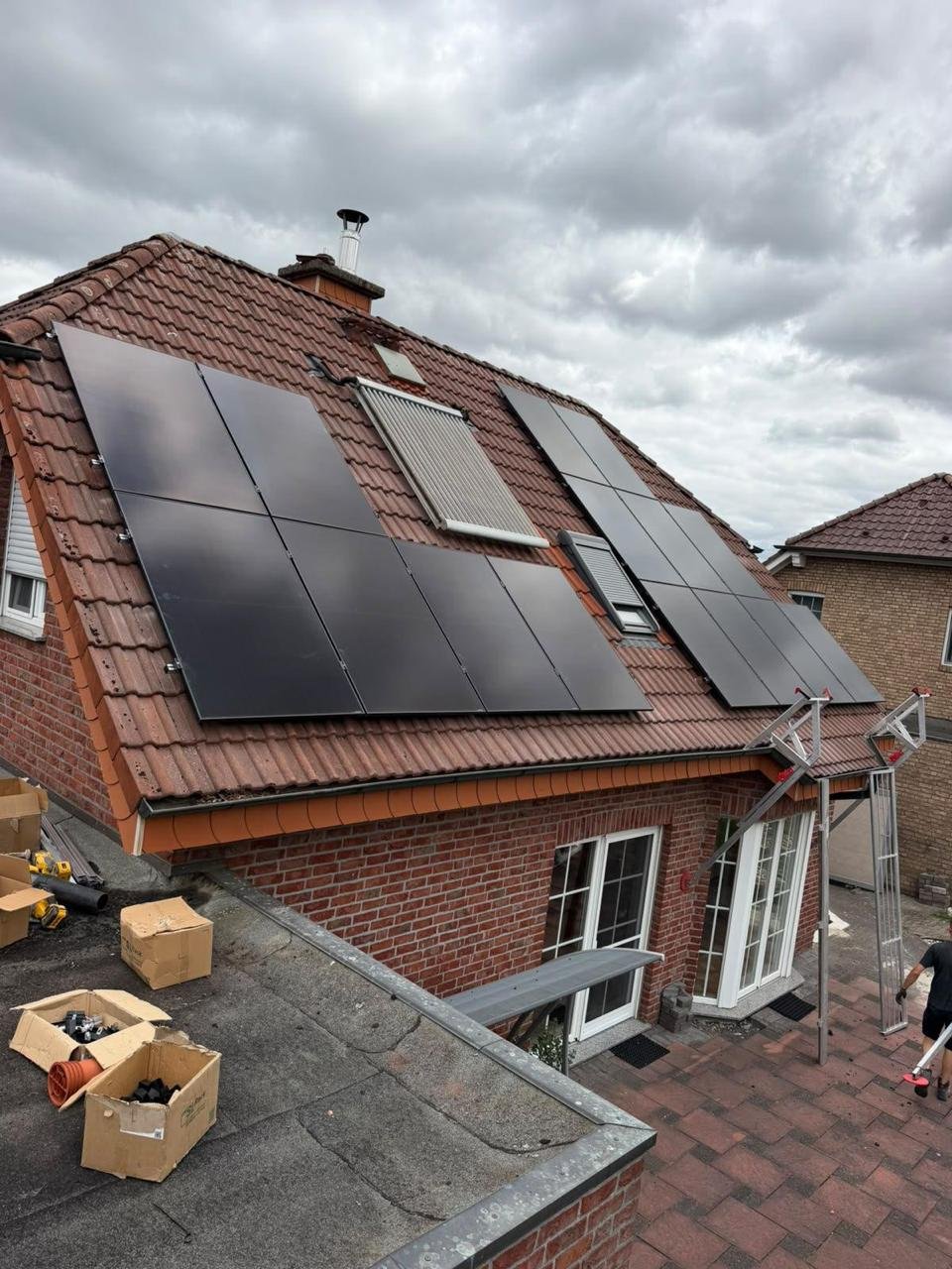 Photovoltaikanlage auf einem Satteldach